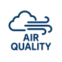 create an air quality icon in this color 002D74-3