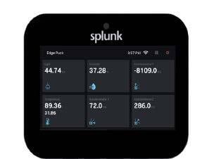 Splunk Edge Hub Front data